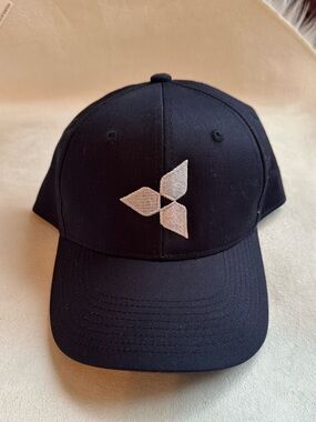NWOT Mitsubishi Motors Baseball Cap Navy Blue w/embroidery